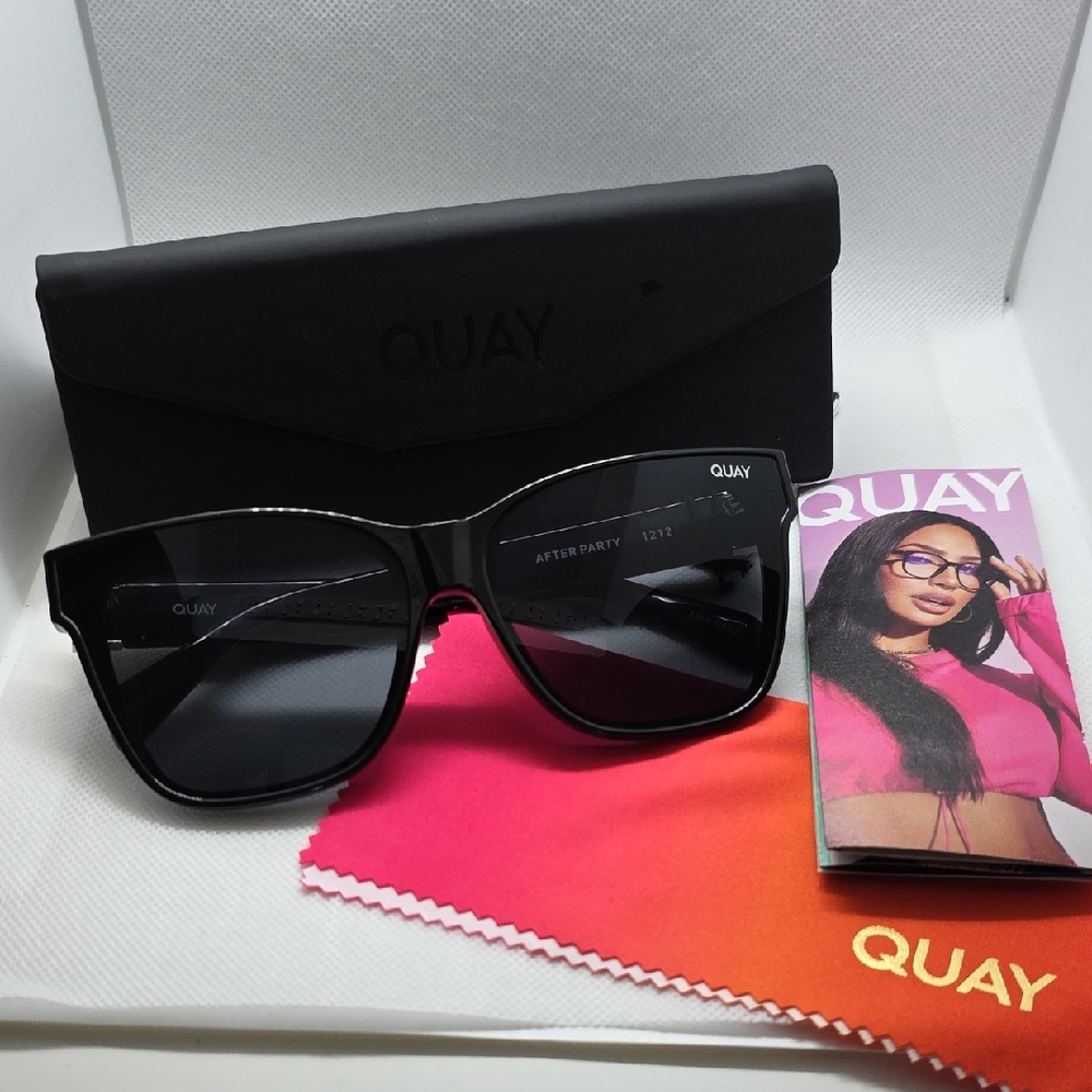 Quay Australia Black Fashion Sunglasses